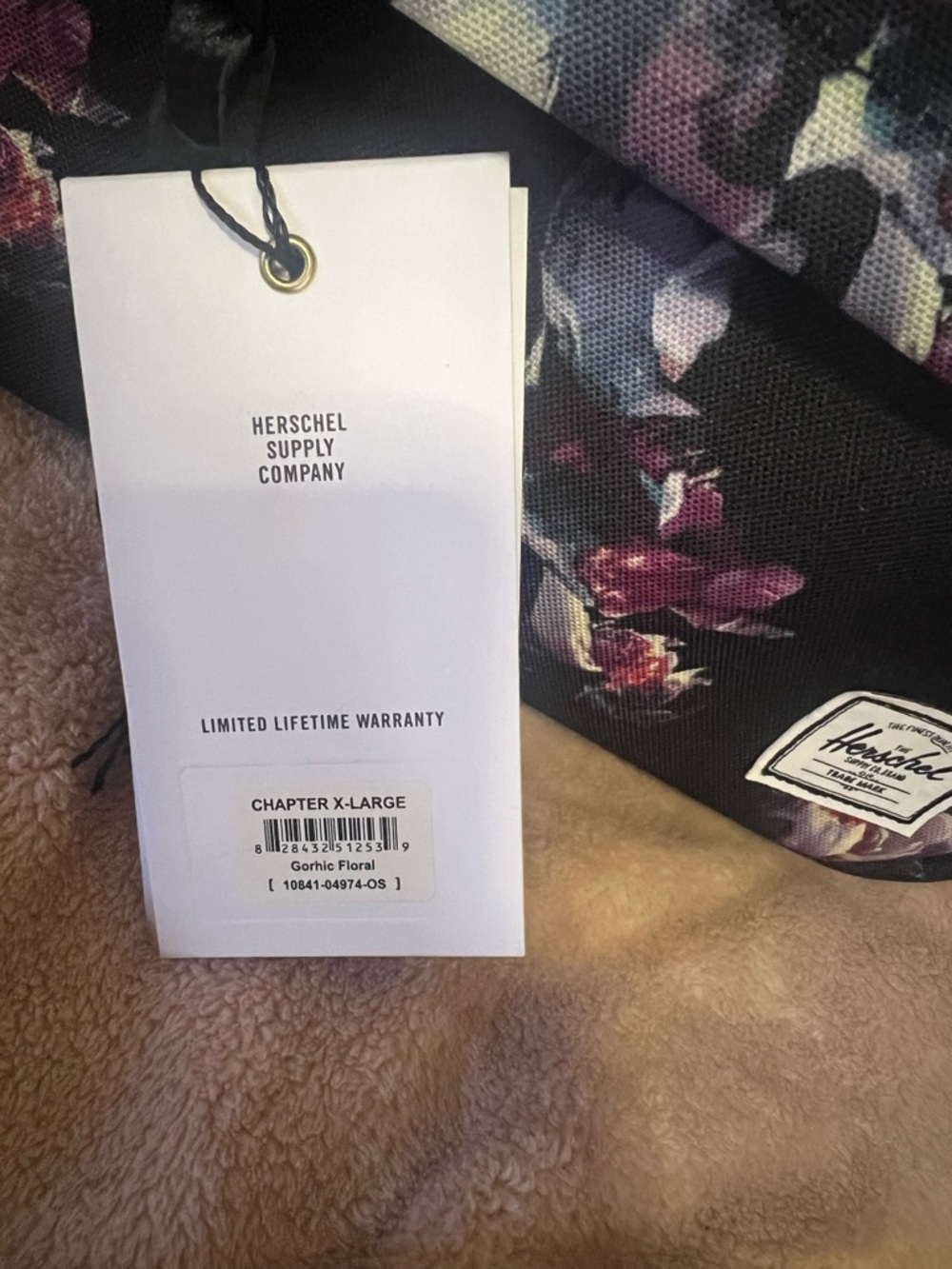 Herschel Supply Company X-Large Gothic Floral - Picture 5 of 8
